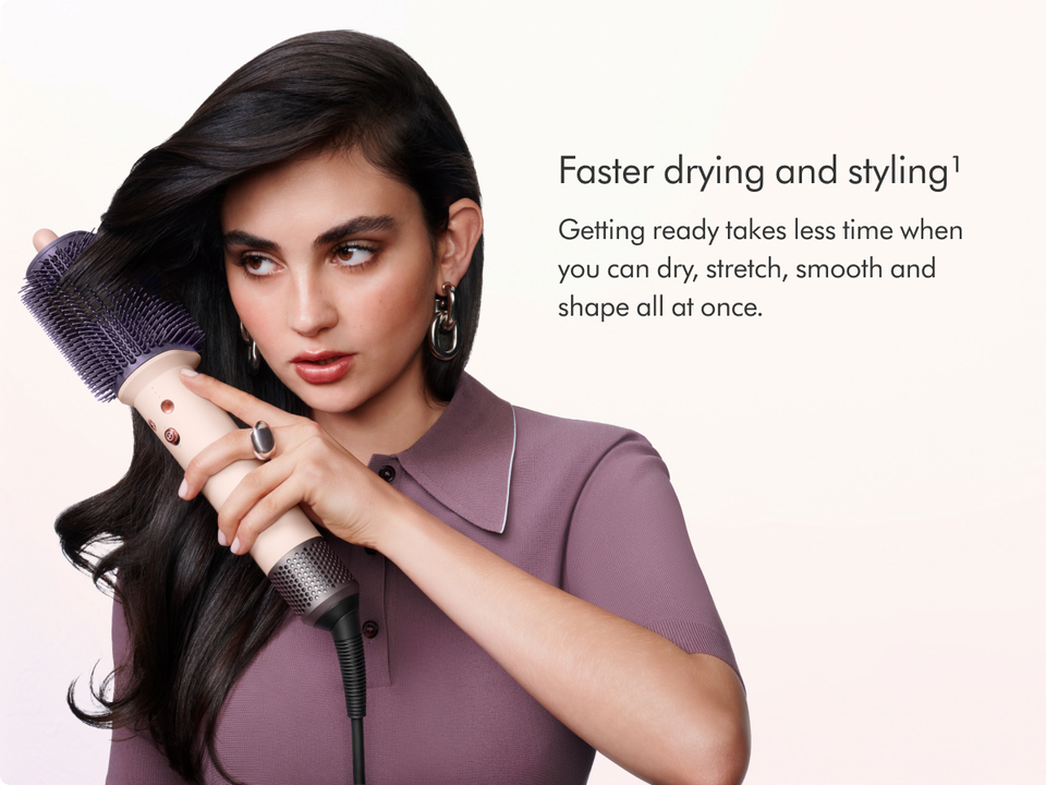 Getting ready takes less time when you can dry, stretch, smooth and shape all at once.