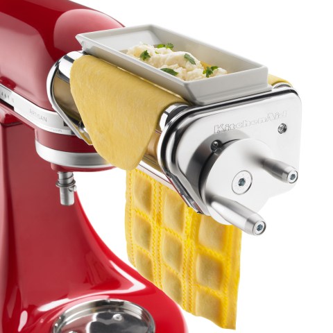 TFCFL Stainless Steel Ravioli Maker Attachment Kitchen Aid Tool For Stand  Mixer Silver