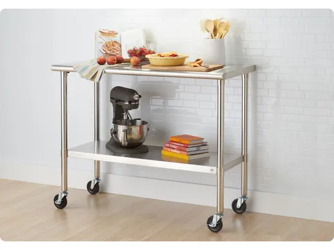 home kitchen stainless steel table