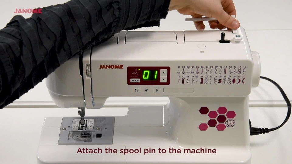Janome C30 Computerized Sewing Machine With 30 Stitches, Including