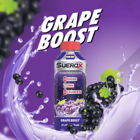 ソフトドリンク ponpao21 SueroX Refresher Zero Sugar Electrolyte Drink, Strawberry