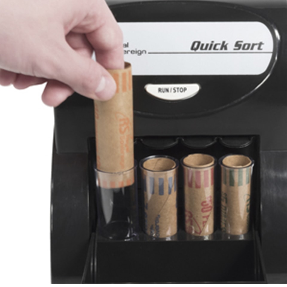 Coin Sorter Electric Counter Automatic One Row Wrapper Machine Cash