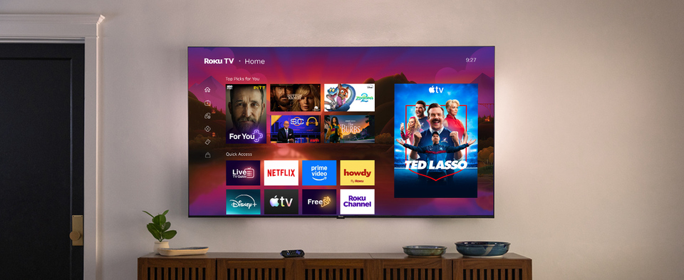 thumbnail video image 2 of Roku Smart TV – 75-Inch Plus Series, 4K QLED Mini-LED TV – Roku TV with Enhanced Voice Remote, 2 of 19