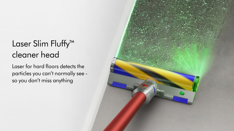 thumbnail video image 2 of Dyson Outsize+ Cordless Vacuum Cleaner | Red | New, 2 of 10