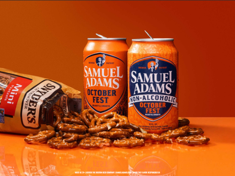 Samuel Adams Jack-O Pumpkin Ale Seasonal Beer Bottles - 12-12 Fl