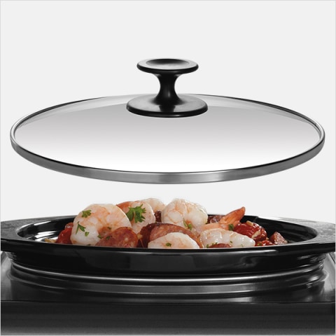 Crock-Pot SCCPMD1-CH Hook Up Double Oval Connectable 1-Quart Black - Bed  Bath & Beyond - 10705226