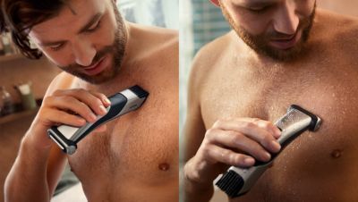 Philips Norelco Bodygroom 6000 Showerproof Body & Manscaping Men's Electric  Trimmer & Shaver, Black BG7020/40 