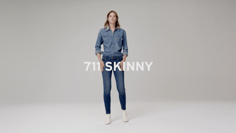 thumbnail video image 2 of Levi’s Women's 711 Skinny Jeans, 2 of 5