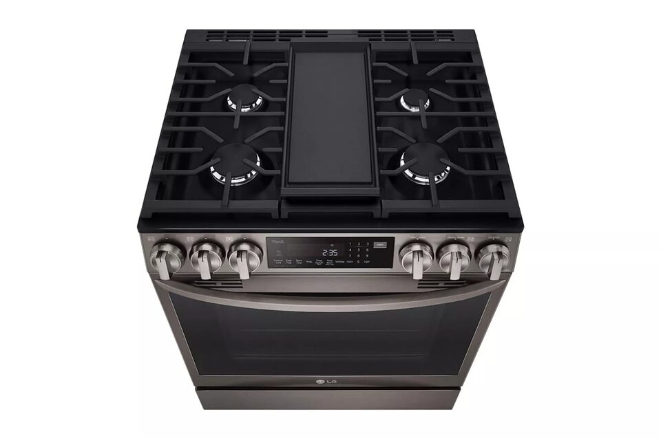 LG 30 Inch Slide-In Gas Range Stainless Steel,LSGL6335F, Smart Insta-V –  APPLIANCE BAY AREA