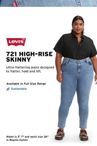 Levi's® Water<Less™ Womens 721™ High Rise Skinny Jeans - JCPenney