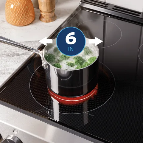 9"/6" Power Boil burner