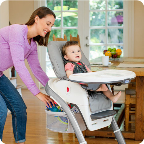 Graco Blossom High Chair Seat Cover - Velcromag