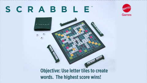Scrabble - Board Original ASDA Game Groceries Mattel