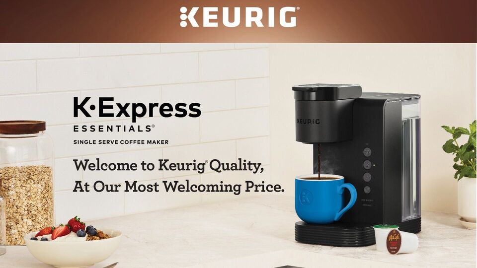 Keurig K-Express Essentials Single-Serve K-Cup Pod Coffee Maker, Red - image 2 of 14