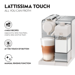 מכונת קפה NESPRESSO לטיסימה Touch בצבע 