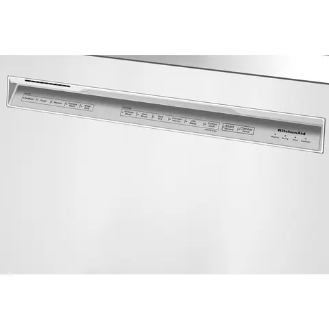 KDFE204KWH KitchenAid 24 39 dBA Front Control Built In Dishwasher with Third Level Utensil Rack White