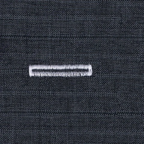 dark fabric with button hole