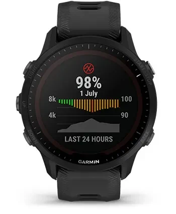 Garmin 010-02638-00 Forerunner 955 Solar GPS Smartwatch Black