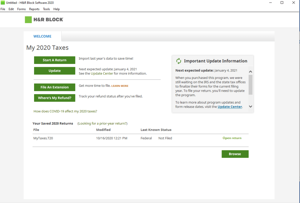 does h&r block have a business tax program for mac