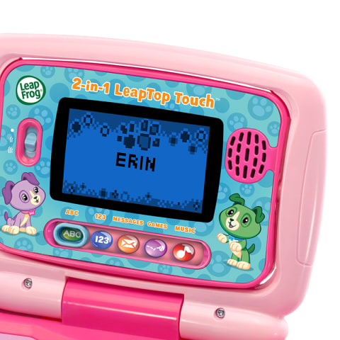 LeapFrog 2 in 1 LeapTop Touch Pink English Edition Toys R Us Canada