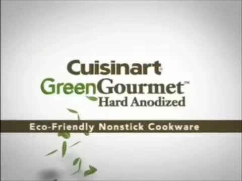 Cuisinart GG-12 GreenGourmet Hard Anodized Non-stick 12pc Cookware Set -  20044306