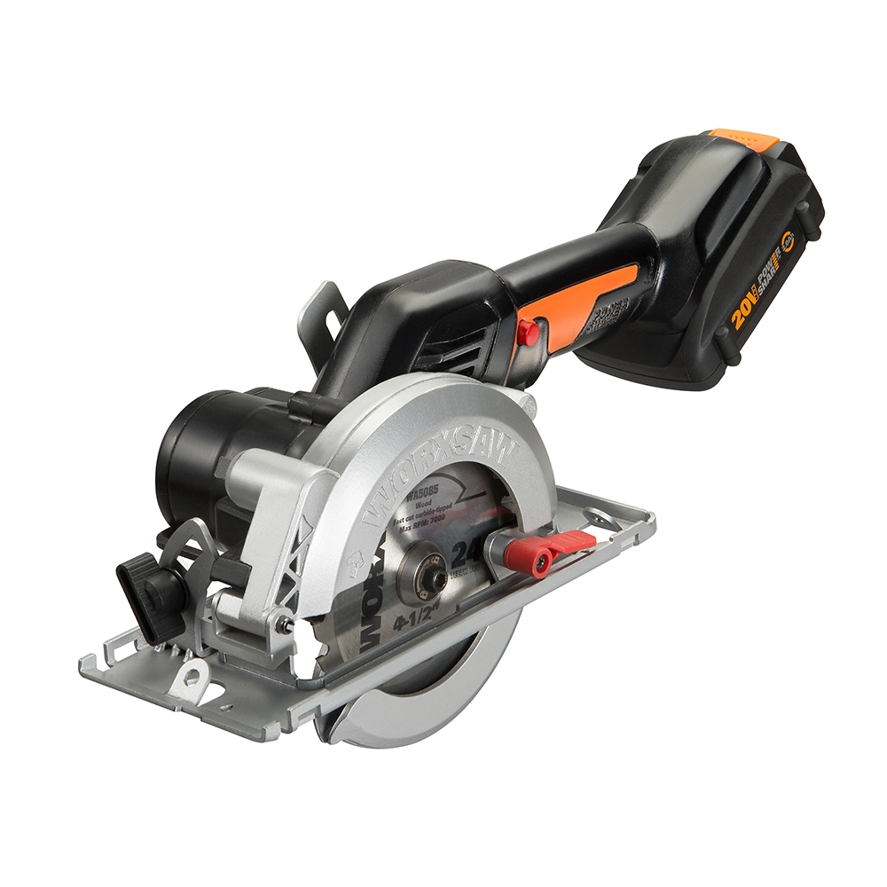 WORX WORXSAW 20 Volt Cordless 4 1 2 Compact Circular Saw Kit at Menards