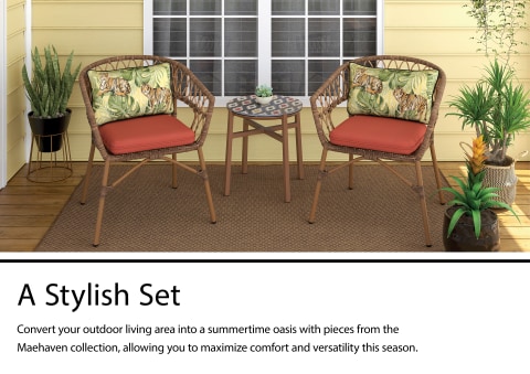 maehaven 3pc bistro set