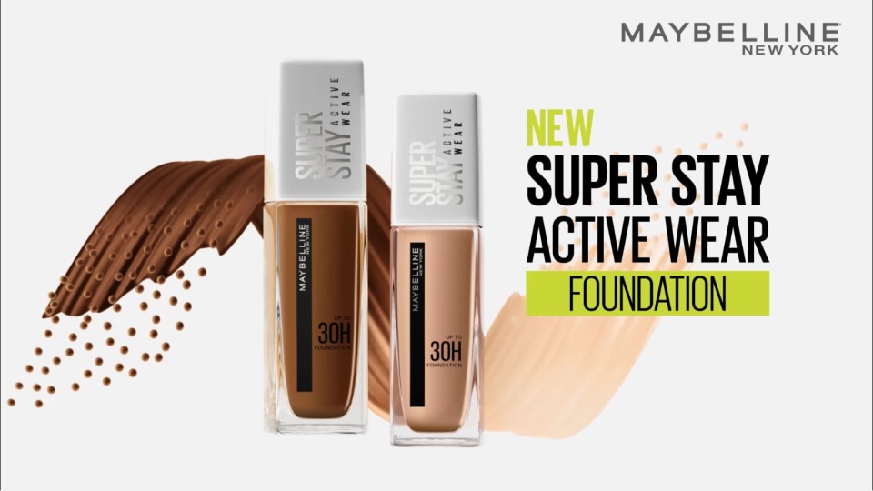 Maybelline Super Stay Liquid Foundation Makeup, Full Coverage, 110 Porcelain, 1 fl oz - image 2 of 8