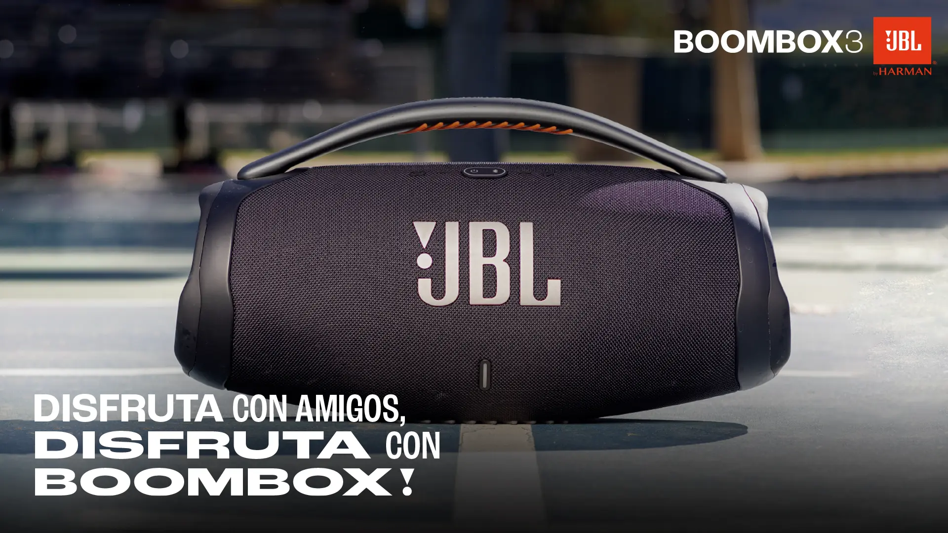 jbl boombox 3, parlante portatil resistente al agua, jbl boombox