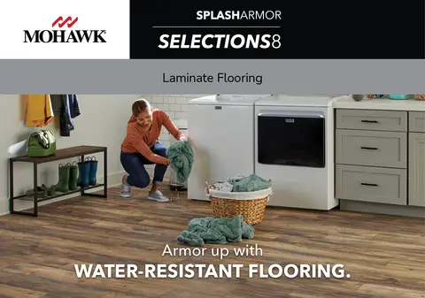 Mohawk® SplashArmor Selections 8 Pebblerock Pine 7-1/2