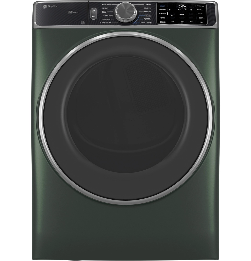 GE Profile 7.8 Cu. Ft. Stackable Smart Gas Dryer with Steam and