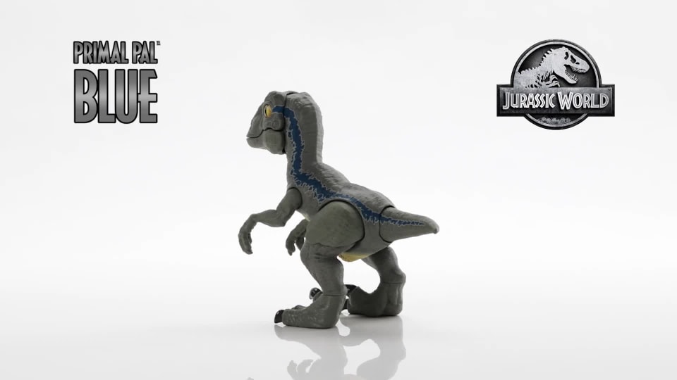 Jurassic World Primal Pal Blue With Spring-Moving Action, Sound Effects And Articulation - image 2 of 8