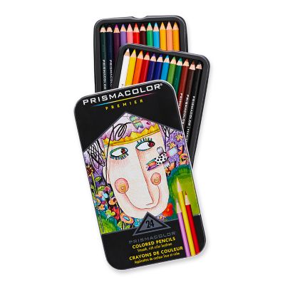 Master 150 Colored Pencil Mega Set with Premium Soft Thick Core Vibrant Color Leads in Tin Storage Box - Professional Ultra-Smooth Artist Quality - Bl