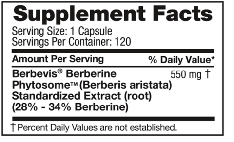 Image of supplement facts panel