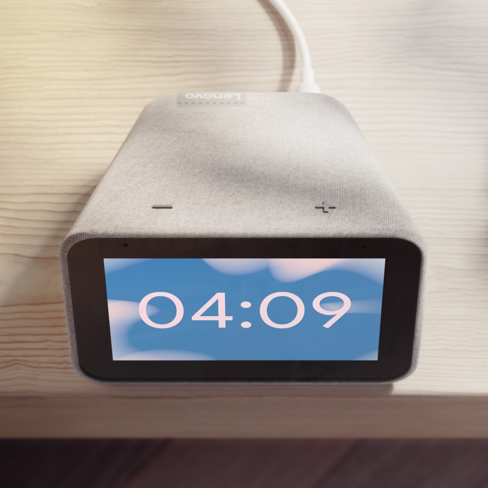 Reloj Despertador Inteligente Lenovo Smart Clock Google Assistance — Game  Stop