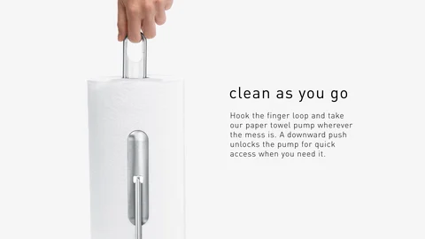 Simplehuman Tension Arm Paper Towel Holder - Thumbnail 4