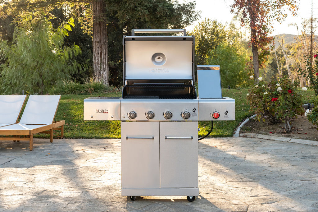 Nexgrill Revelry 4burner 63,000 BTU Propane Gas BBQ Grill with Cover