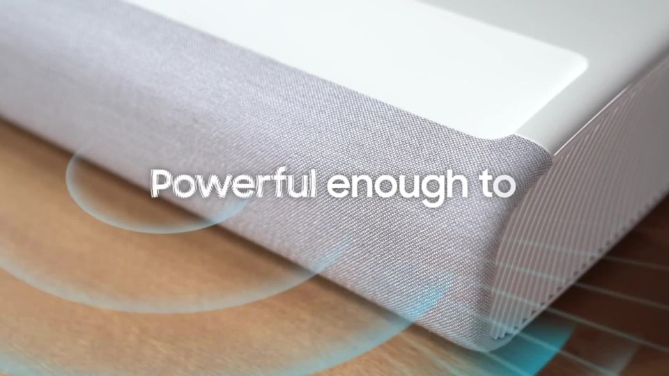 thumbnail video image 2 of SAMSUNG 130" Class The Premiere 4K UHD Triple Laser Smart Ultra Short Throw Projector with High Dynamic Range - SP-LSP9TFAXZA, 2 of 10