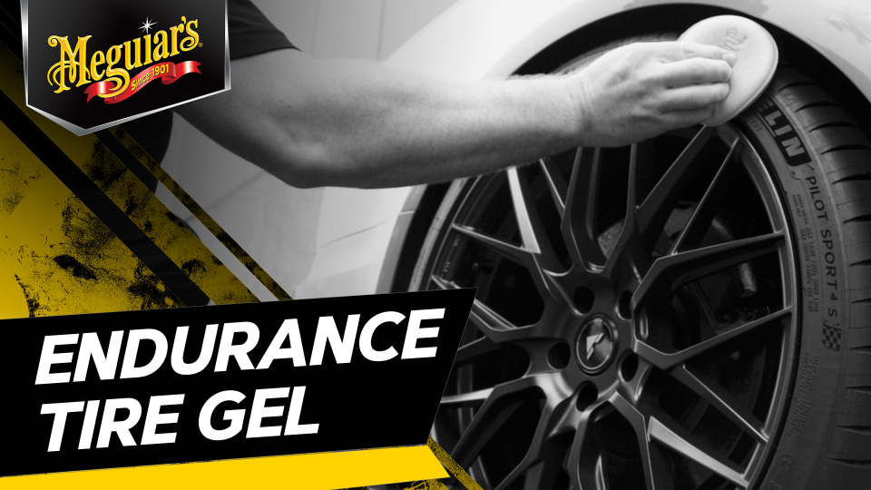 Meguiar's HighGloss Endurance Tire Gel, UV Protectant & Lasting Shine,