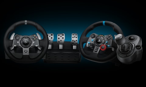 Logitech G 29 Driving Force Racing Wheel And G Driving Force Shifter PC  Joystick : : Video Games