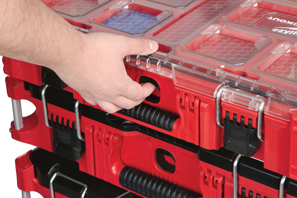 Milwaukee Tool - PACKOUT 11 Compartment Red Small Parts Low-Profile  Organizer - 12765137 - MSC Industrial Supply