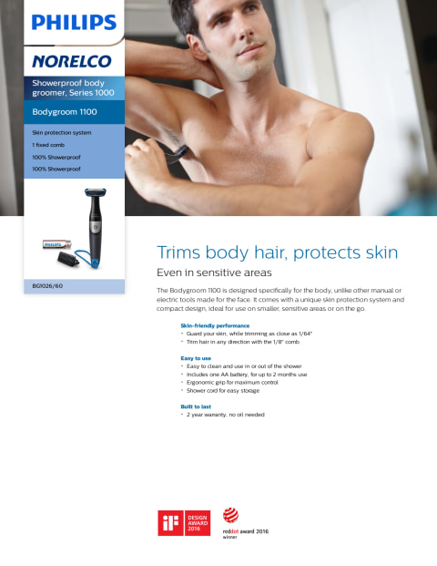 philips bodygroom walmart