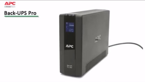 thumbnail video image 2 of APC UPS BR24BPG Back-UPS Pro External Battery Pack for 1500VA Back-UPS Pro, 2 of 9