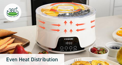 COSORI Food Dehydrator for Jerky, 350W Dryer Machine with 5 BPA-Free Trays