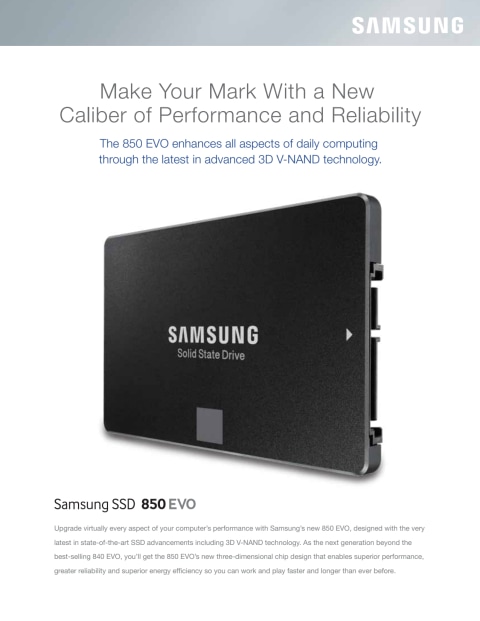 Samsung 850 Evo 500gb 2 5 Inch Sata Iii Internal Ssd Mz 75e500b Am Walmart Com Walmart Com