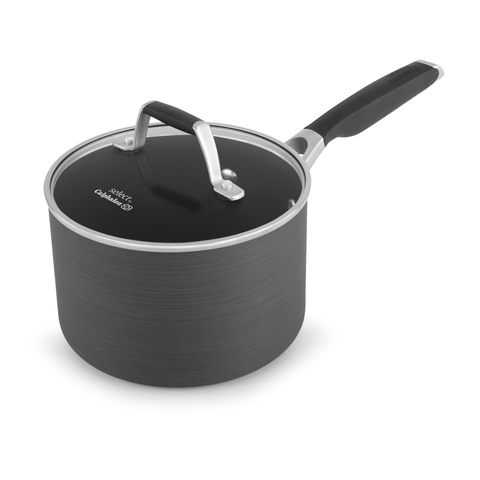  Calphalon Classic Nonstick Sauce Pan with Cover, 1.5 quart,  Grey: Home & Kitchen