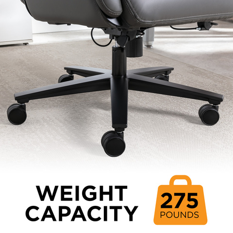 Modern Metal 5-Star Base Supports up to 275 lbs.