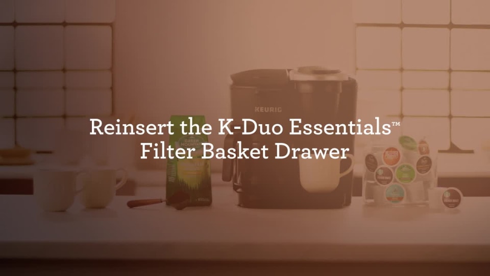 Keurig K-Duo Essentials Black Single-Serve K-Cup Pod Coffee Maker, Black -  Walmart.com
