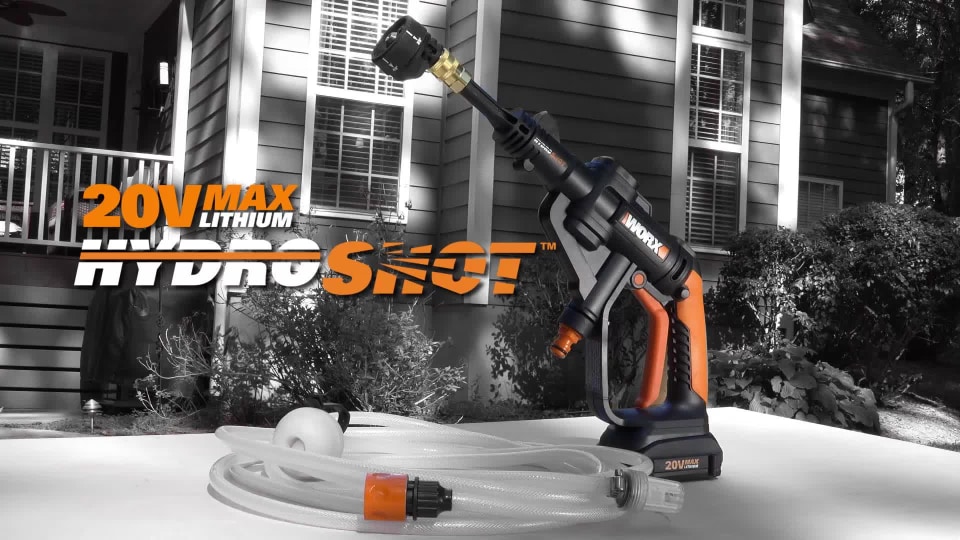 未使用★WORX HYDROSHOT WG629.6 本体/バケツ•吸水ダスタ－ 未使用☆WORX HYDROSHOT WG629.6 本体/バケツ•吸水ダスタ