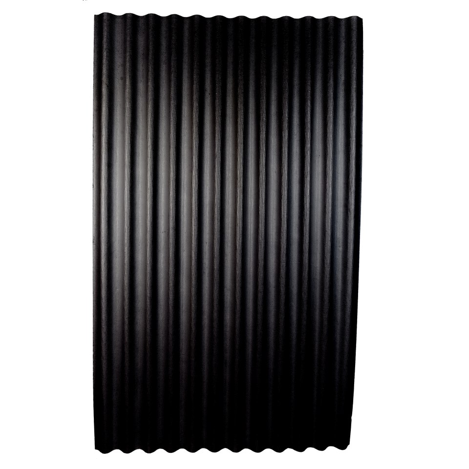 ONDURA 106 Corrugated Asphalt Roofing 10-Pack Black